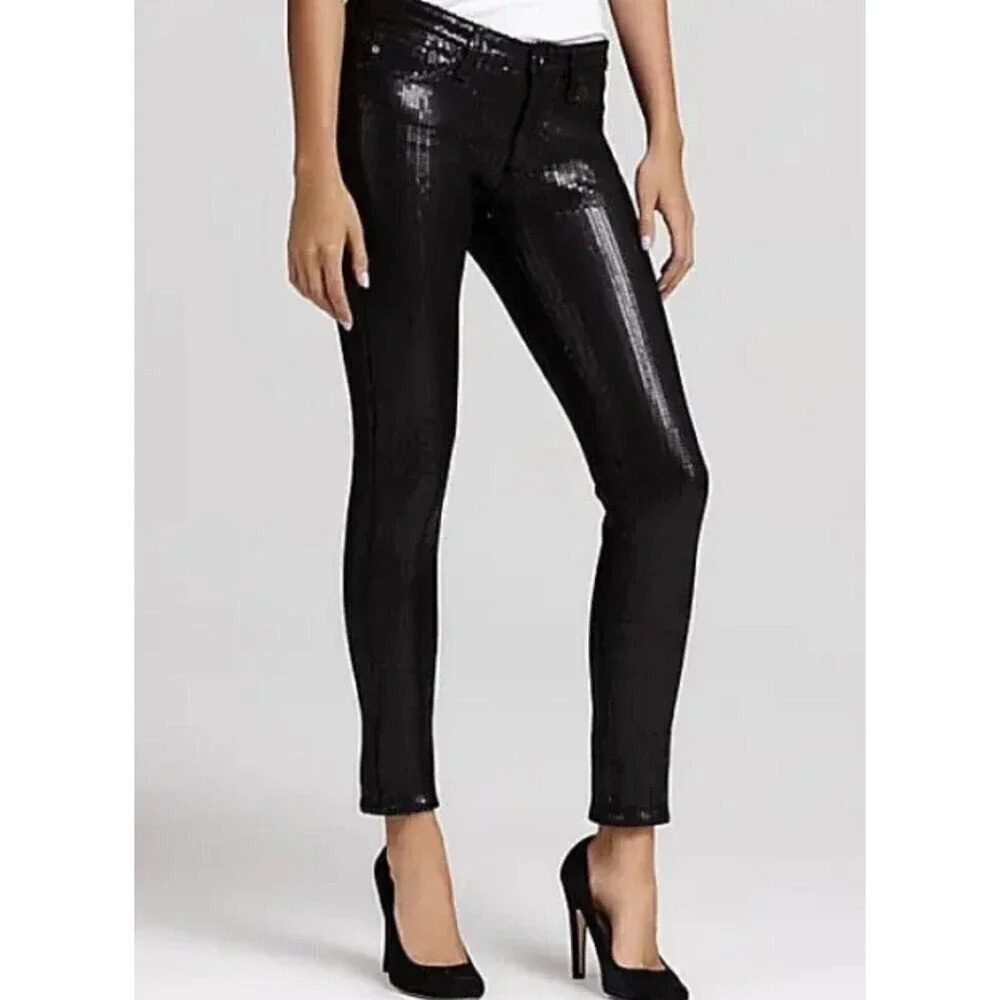 AG Adriano Goldschmied - Sequin Ankle Legging Women's Casual Pants Size 27